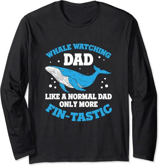 Cetacean Orca Whale Watching Long Sleeve T-Shirt