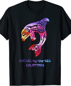 Carmel-by-the-Sea CA Orca Killer Whale Native American T-Shirt